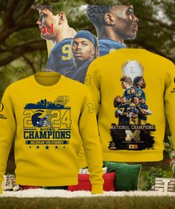 2024 National Champions Michigan Wolverines Hoodie T Shirt