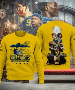 2024 National Champions Michigan Wolverines Hoodie T Shirt