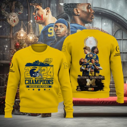 2024 National Champions Michigan Wolverines Hoodie T Shirt