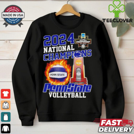 2024 National Champions Penn State Nittany Lions Volleyball Trophy shirt