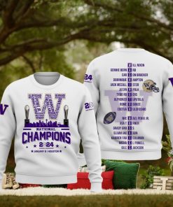 2024 National Champions Washington Huskies Hoodie T shirt