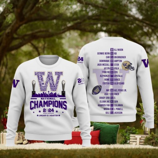 2024 National Champions Washington Huskies Hoodie T hoodie, sweater, longsleeve, shirt v-neck, t-shirt