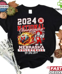 2024 National Championship Nebraska Volleyball go big red mascot shirt