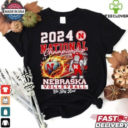 2024 National Championship Nebraska Volleyball go big red mascot shirt