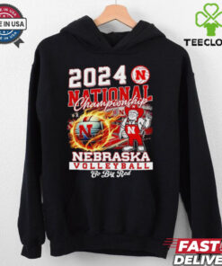 2024 National Championship Nebraska Volleyball go big red mascot shirt