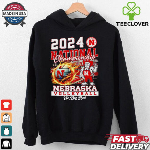 2024 National Championship Nebraska Volleyball go big red mascot shirt