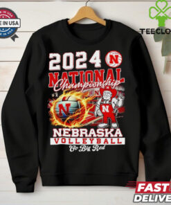 2024 National Championship Nebraska Volleyball go big red mascot shirt