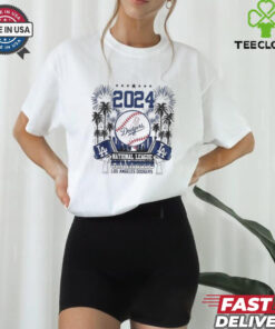 2024 National League Champions Los Angeles Dodgers Custom Name And Number Shirt