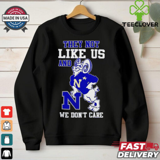 2024 Navy Midshipmen they not like us and we don’t care mascot shirt