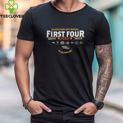 2024 Ncaa DI Men’s Basketball Championship First Four Dayton 8 Teams Shirt