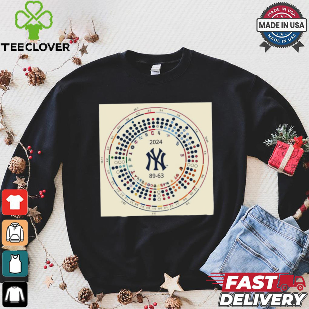 2024 New York Yankees are MLB 89 63 RepBX HeadToHead t shirt 2024 New York Yankees are MLB 89 63 RepBX HeadToHead t shirt