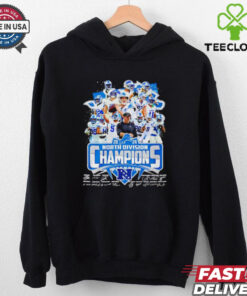2024 North Division Champions Detroit Lions players signatures shirt