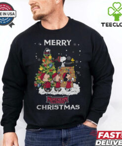 2024 Northern Illinois Huskies Snoopy And Friends Merry Christmas Shirt 1 2024 Northern Illinois Huskies Snoopy And Friends Merry Christmas Shirt