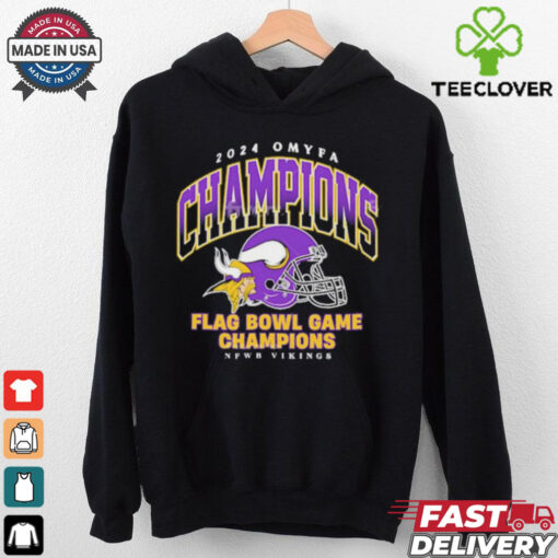 2024 Omyfa Champions Flag Bowl Game Champions NFWB Vikings Shirt