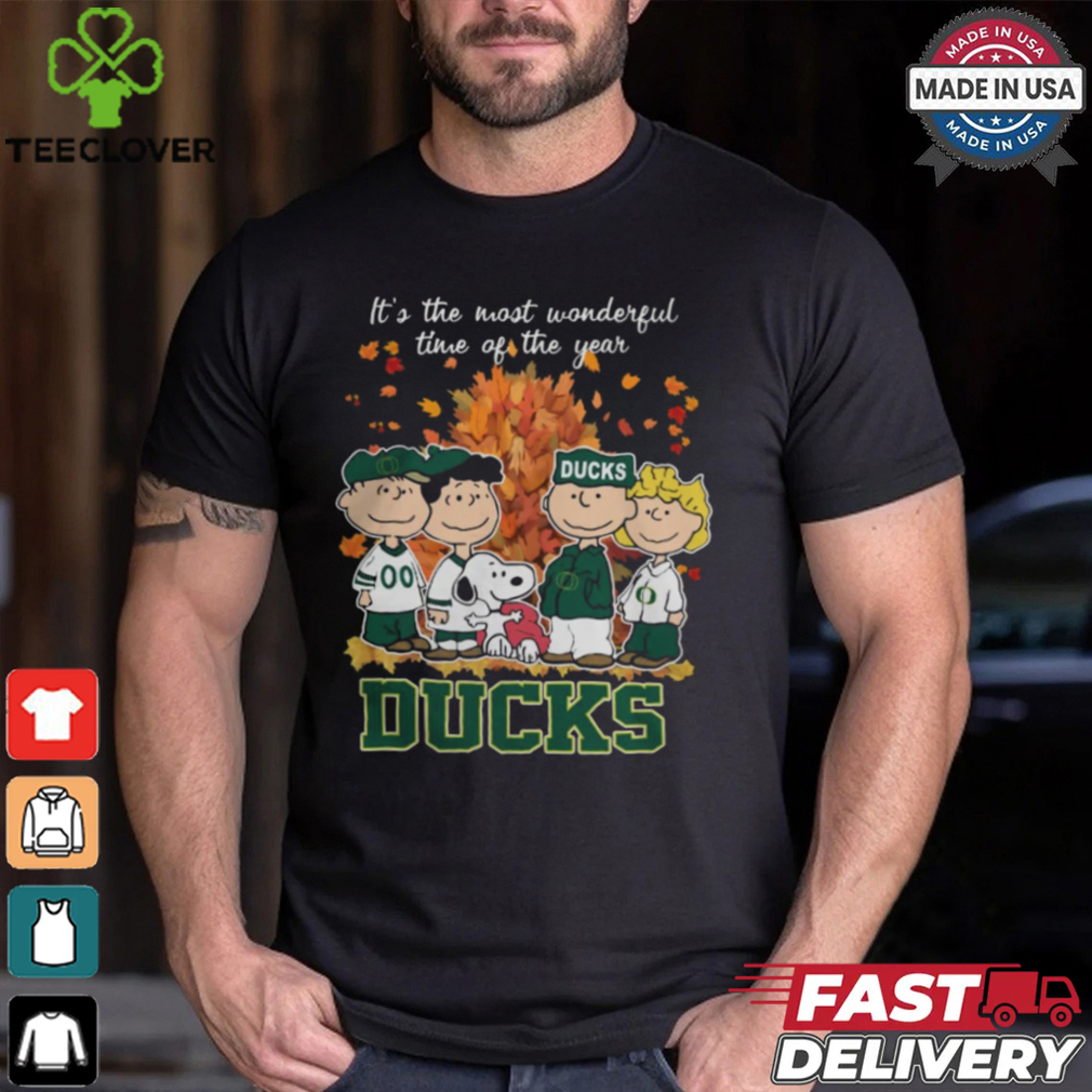 2024 Oregon Ducks x Peanuts Snoopy Is The Most Wonderful Time Of The Year Shirt 2024 Oregon Ducks x Peanuts Snoopy Is The Most Wonderful Time Of The Year Shirt