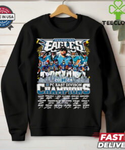 2024 Philadelphia Eagles NFC East Division Champions all team signature shirt