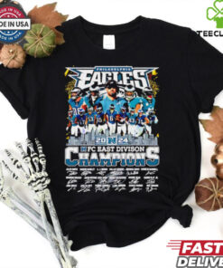 2024 Philadelphia Eagles NFC East Division Champions all team signature shirt