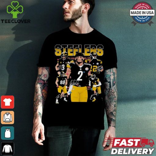 2024 Pittsburgh Steelers Football player signatures graphic shirt