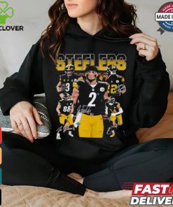2024 Pittsburgh Steelers Football player signatures graphic shirt