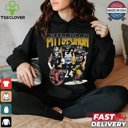 2024 Pittsburgh Steelers Football signatures graphic shirt