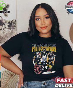 2024 Pittsburgh Steelers Football signatures graphic shirt