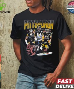 2024 Pittsburgh Steelers Football signatures graphic shirt