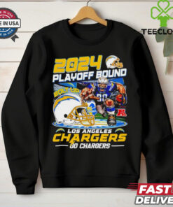 2024 Playoff Bound Go Los Angeles Chargers Mascot Football shirt