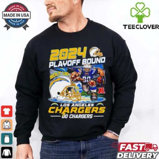 2024 Playoff Bound Go Los Angeles Chargers Mascot Football shirt