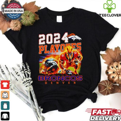 2024 Playoffs Broncos Denver fire mascot shirt