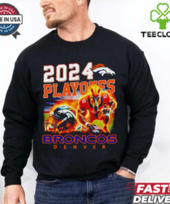 2024 Playoffs Broncos Denver fire mascot shirt