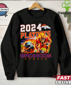 2024 Playoffs Broncos Denver fire mascot shirt