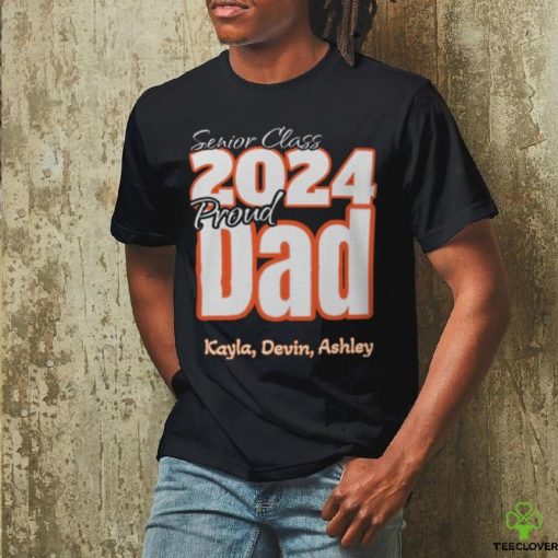 2024 Proud Dad Editable Names hoodie, sweater, longsleeve, shirt v-neck, t-shirt