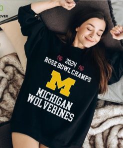 2024 Rose Bowl Champions Michigan Wolverines Shirt