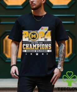 2024 Rose Bowl Game Champions Michigan Wolverines Shirt