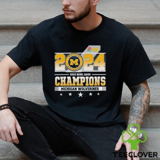 2024 Rose Bowl Game Champions Michigan Wolverines Shirt