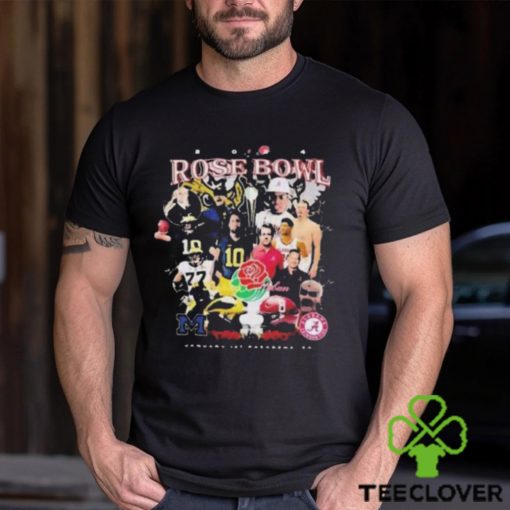 2024 Rose Bowl Michigan Wolverines Portnoy vs Alabama Crimson Tide Saban Players Unisex T Shirt
