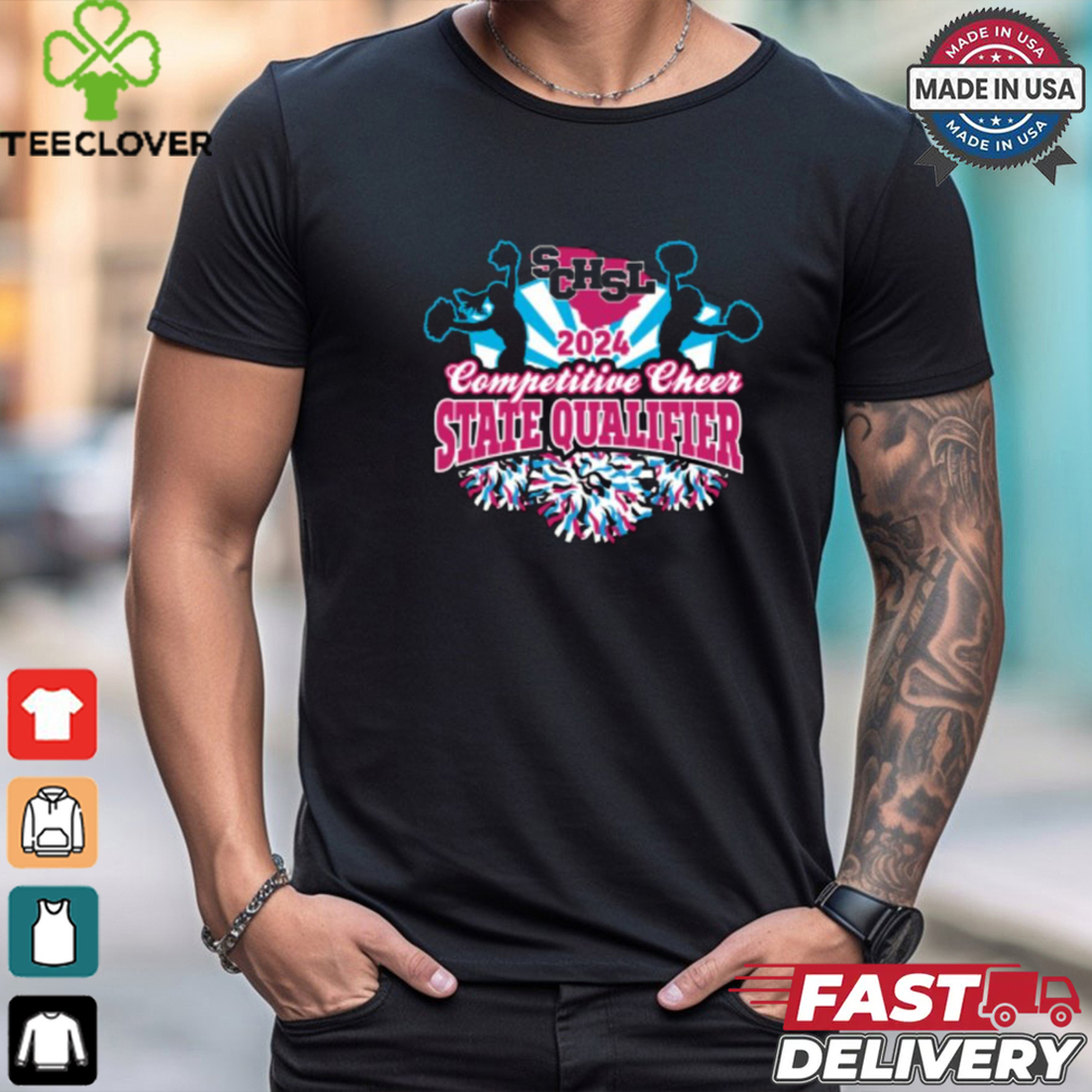 2024 (SCHSL) Competitive Cheer State Qualifier Shirt 2024 (SCHSL) Competitive Cheer State Qualifier Shirt