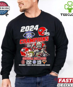 2024 SEC Champions Georgia Bulldogs 22 16 score shirt