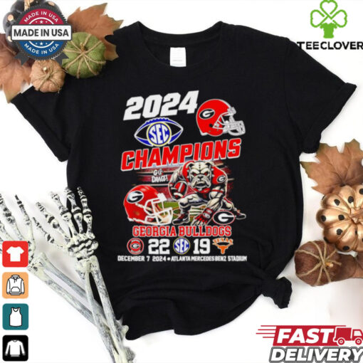 2024 SEC Champions Georgia Bulldogs 22 16 score shirt
