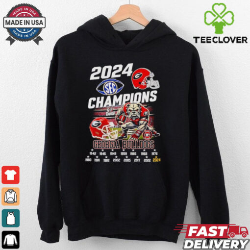 2024 SEC Champions Georgia Bulldogs mascot shirt