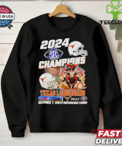 2024 SEC Champions Texas Longhorns Beat Georgia Bulldogs Shirt, featuring celebratory graphics highlighting the Longhorns' victory over the Bulldogs and their SEC Championship win. Perfect for fans supporting Texas in this major achievement.