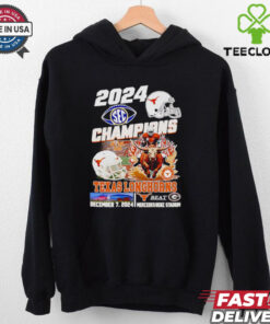 2024 SEC Champions Texas Longhorns Beat Georgia Bulldogs Shirt, featuring celebratory graphics highlighting the Longhorns' victory over the Bulldogs and their SEC Championship win. Perfect for fans supporting Texas in this major achievement.