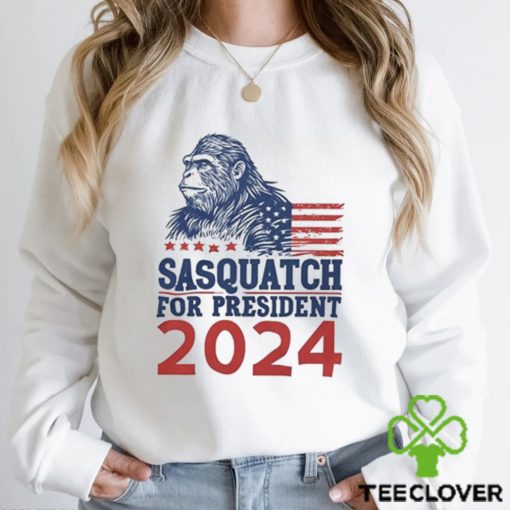 2024 Sasquatch for President Shirt Funny Bigfoot T Shirt