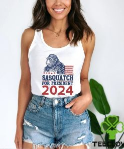 2024 Sasquatch for President Shirt Funny Bigfoot T Shirt