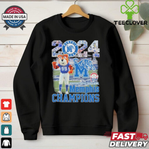 2024 Scooter’s Coffee Frisco Bowl Champions Memphis Tigers Mascot Vintage shirt