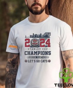 2024 Stanley Cup Champions Florida Panthers NFL Let’s Go Cats Skyline Shirt