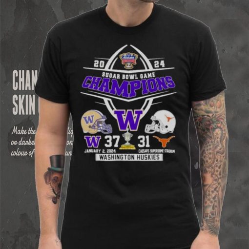 2024 Sugar Bowl Champions Washington Huskies 37 31 Texas Longhorn Shirt