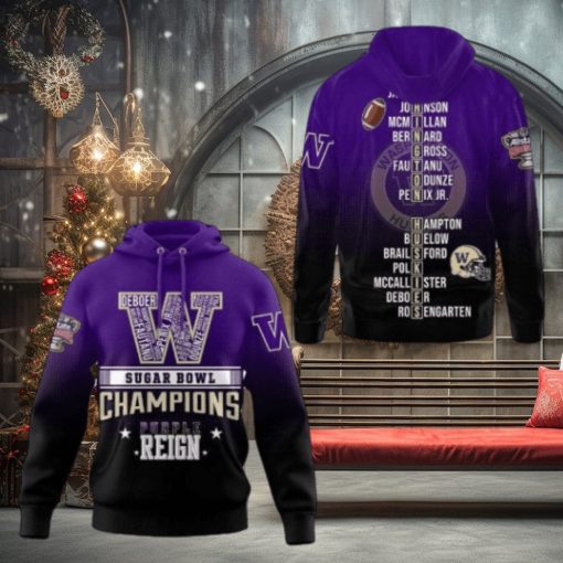 2024 Sugar Bowl Champions Washington Huskies 3D