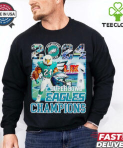 2024 Super Bowl LIX Eagles Champions mascot shirt