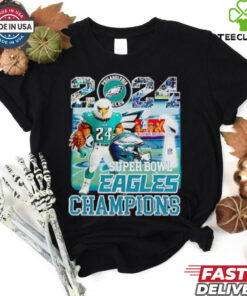 2024 Super Bowl LIX Eagles Champions mascot shirt